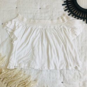 Free People Boho Off the Shoulder Top
